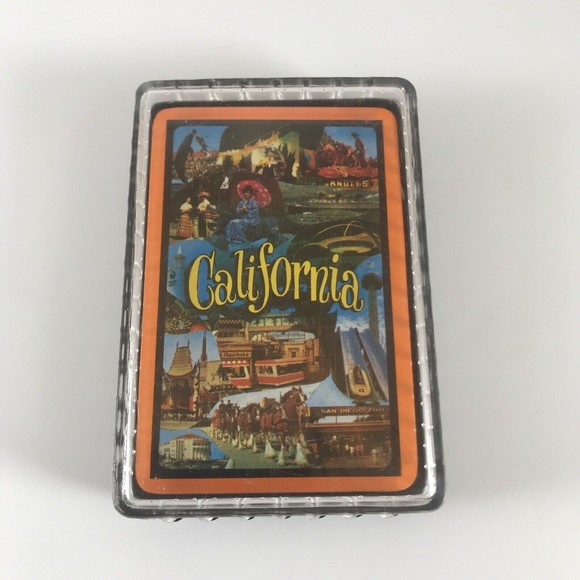 Unknown Games Vintage California Playing Cards New Sealed Knotts